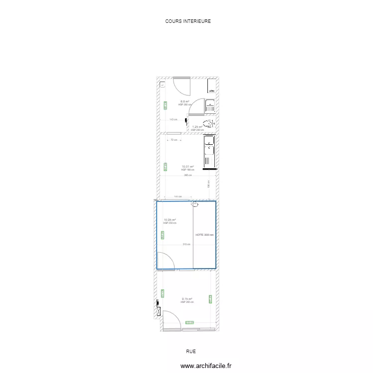 VILLEURBANNE VIERGE. Plan de 