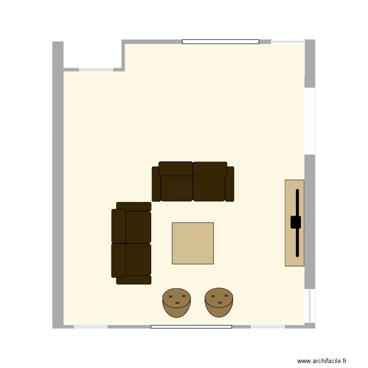 SALON. Plan de 0 pièce et 0 m2