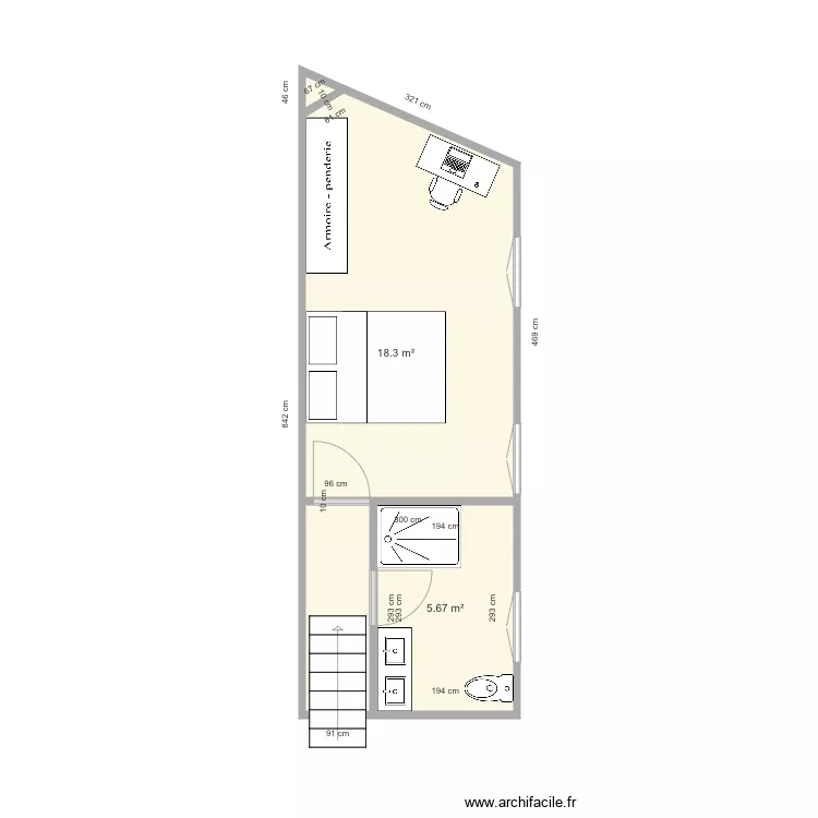 Fort v05 apparts. Plan de 