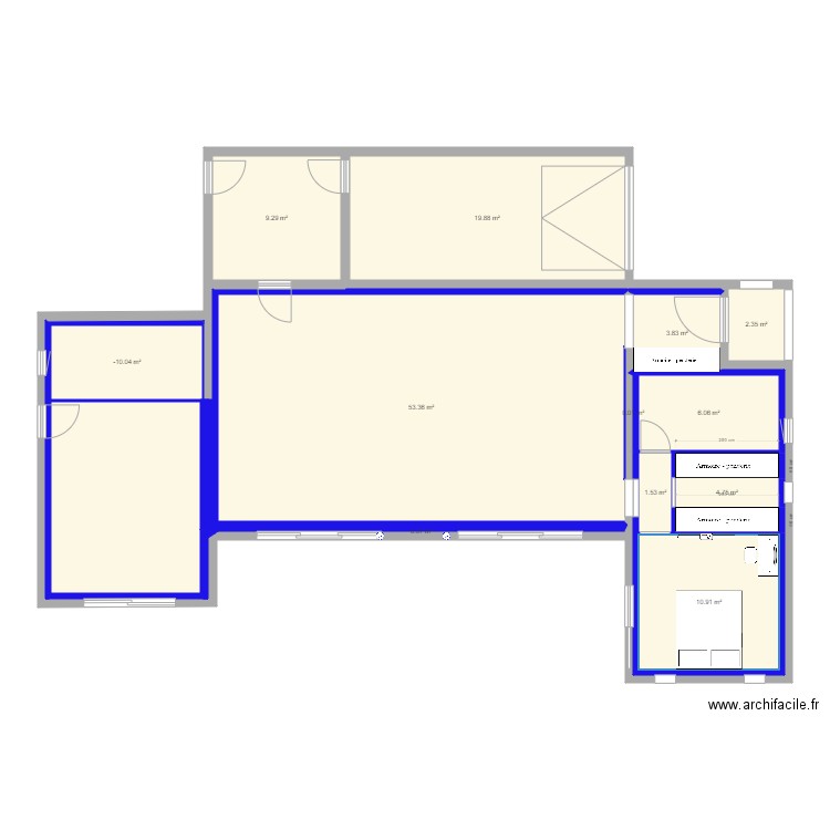 Maison Electricité. Plan de 0 pièce et 0 m2