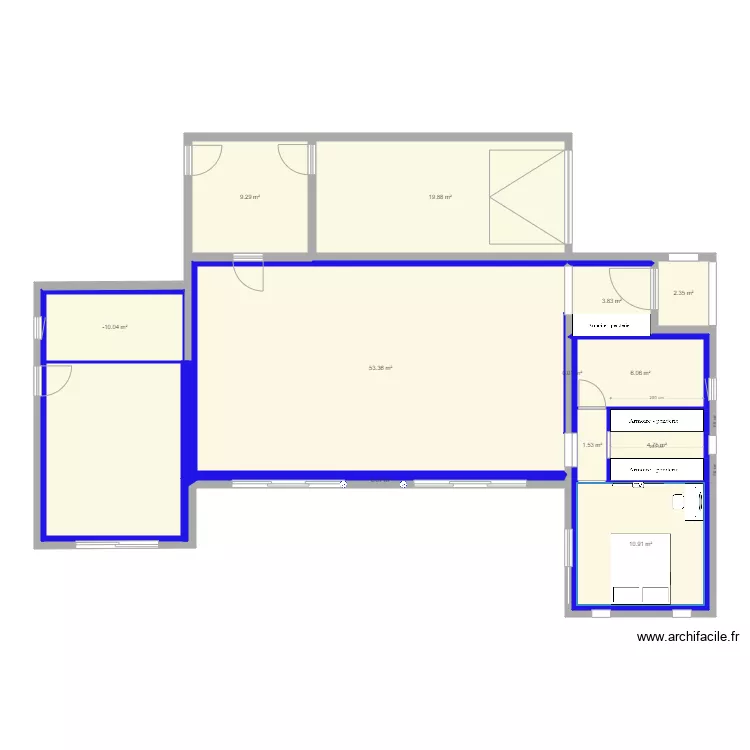 Maison Electricit&eacute;. Plan de 