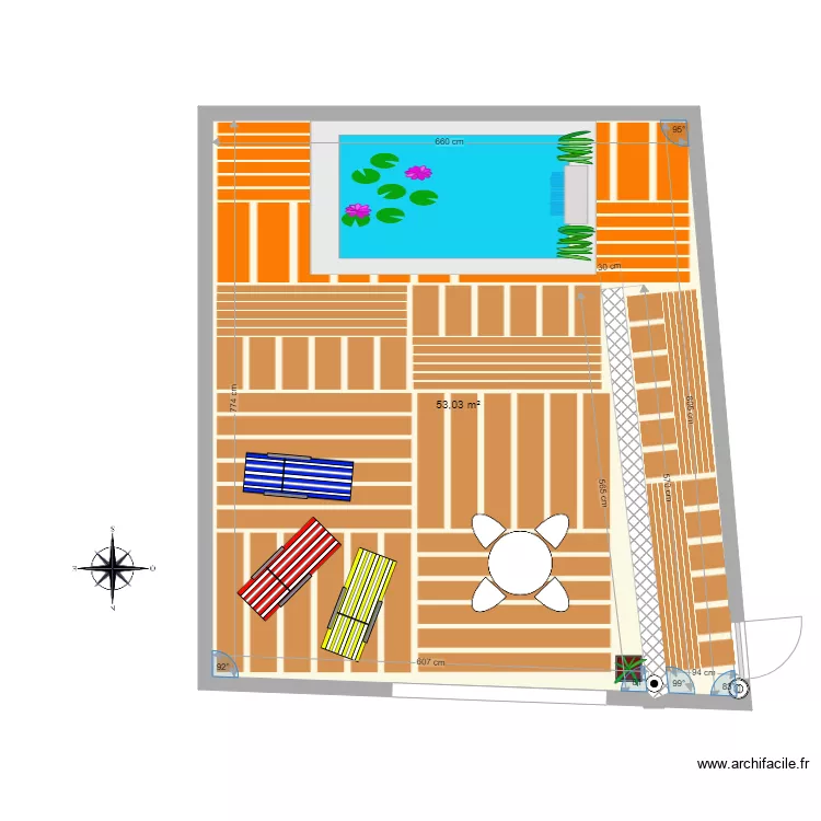 cour int&eacute;rieure 2. Plan de 