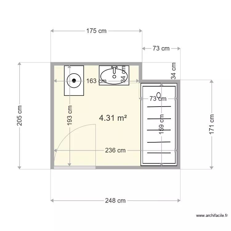 DACHY CLAUDE . Plan de 