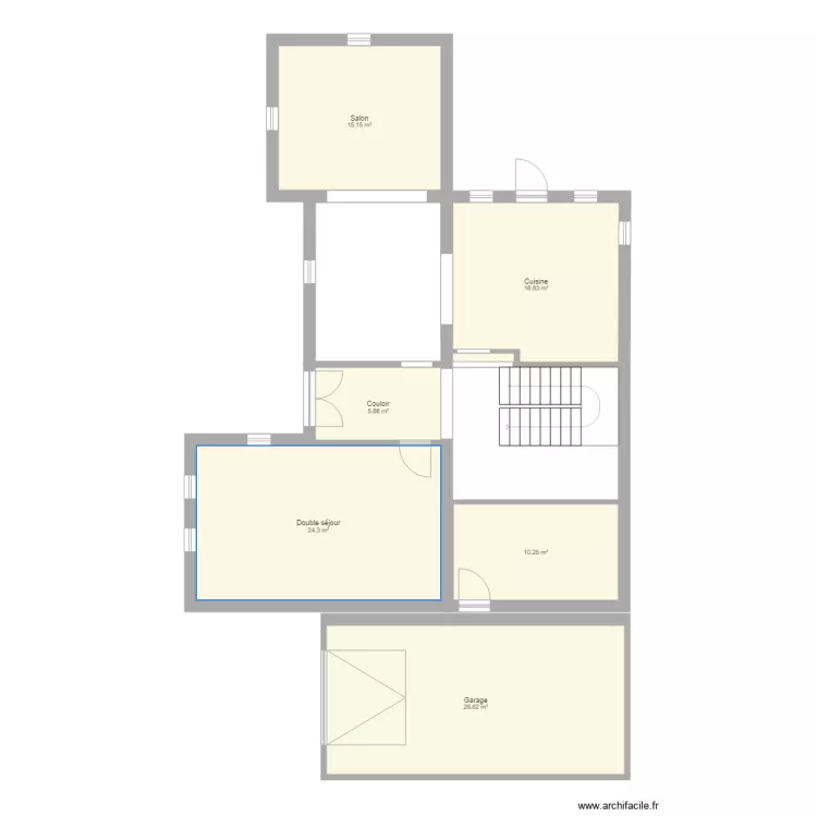 maison. Plan de maison. Plan de