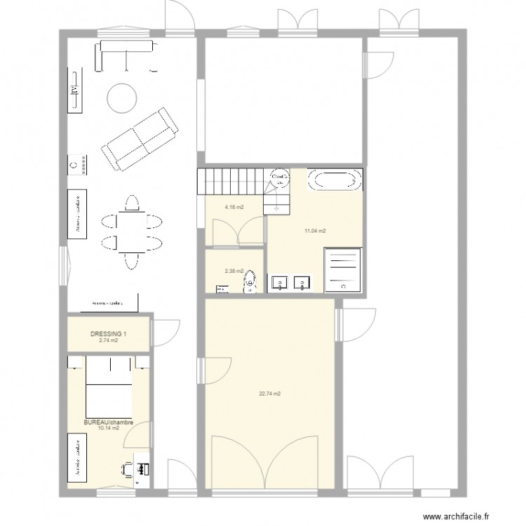 ADAMrezdechaussee01. Plan de 0 pièce et 0 m2