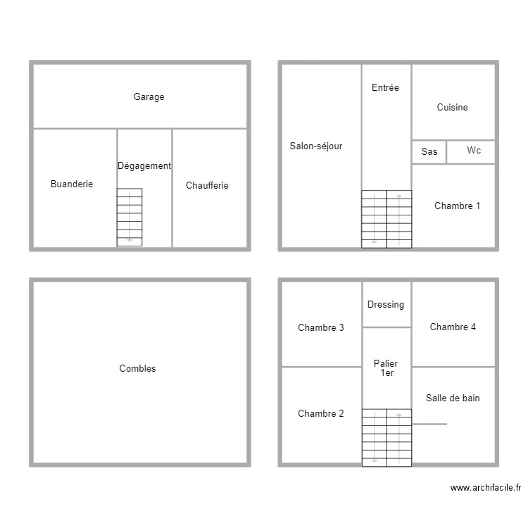 ERGUE GABERIC LE BEC. Plan de 0 pièce et 0 m2