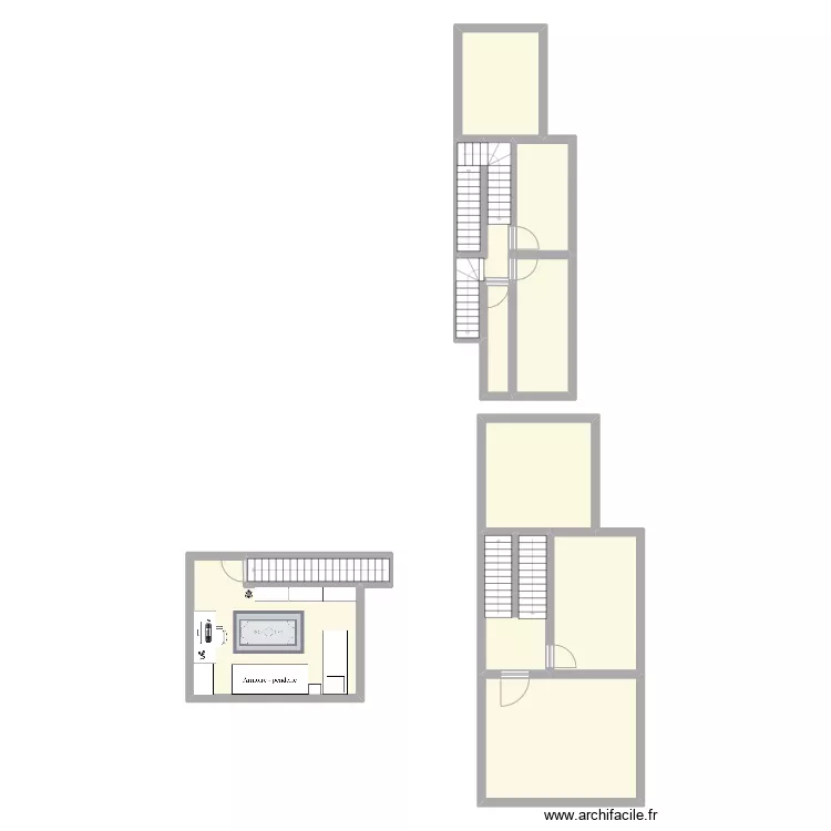 deuxieme etage. Plan de 