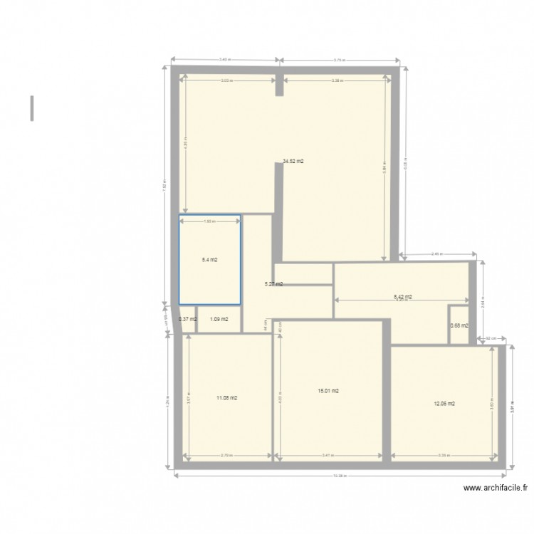 chague protec. Plan de 0 pièce et 0 m2