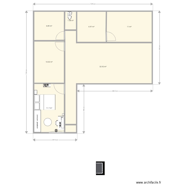 maison. Plan de 0 pièce et 0 m2