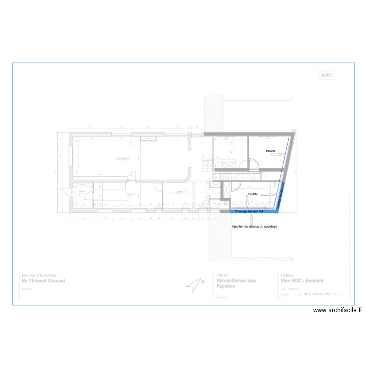 Plan crouzet. Plan de 0 pièce et 0 m2