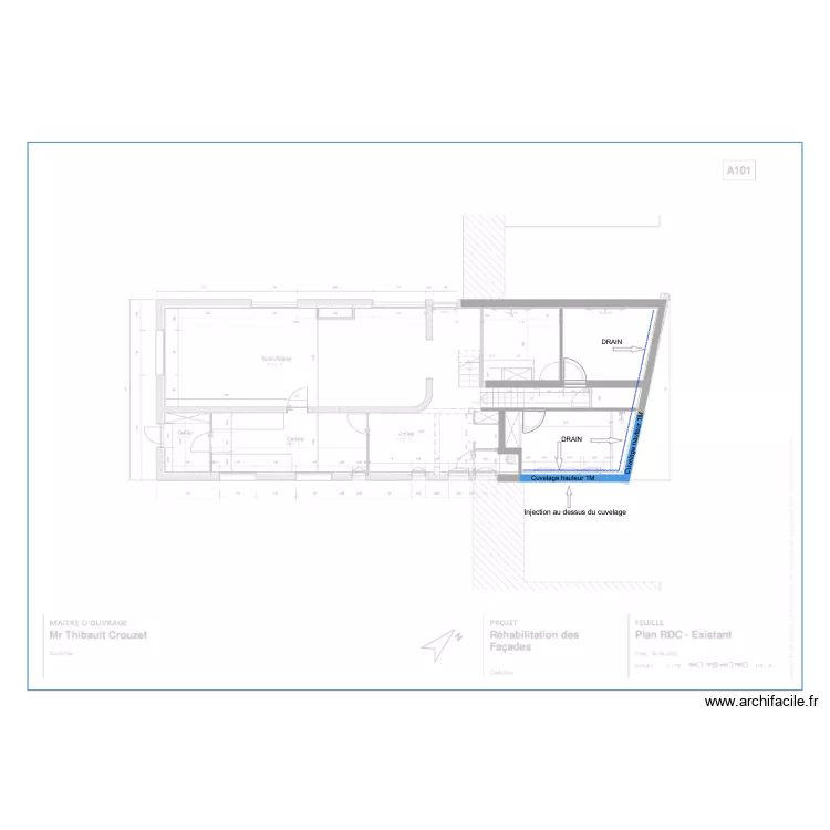 Plan crouzet. Plan de 