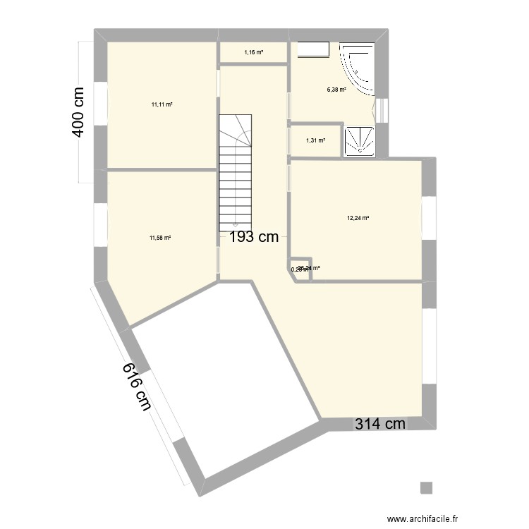 Dalmais haut Modification. Plan de 0 pièce et 0 m2