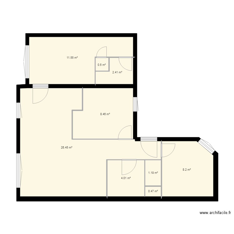 33 Bizet bas. Plan de 0 pièce et 0 m2