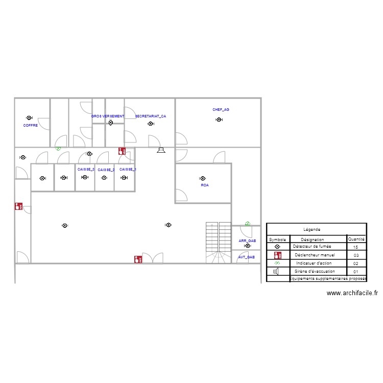  BONA RDC inc pro''. Plan de 21 pièces et 186 m2