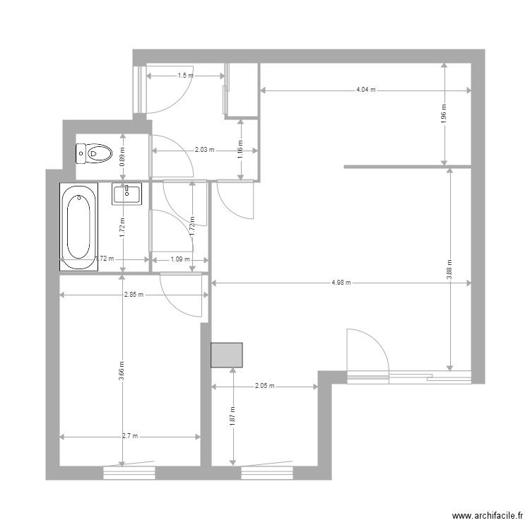 Muller 1. Plan de 0 pièce et 0 m2