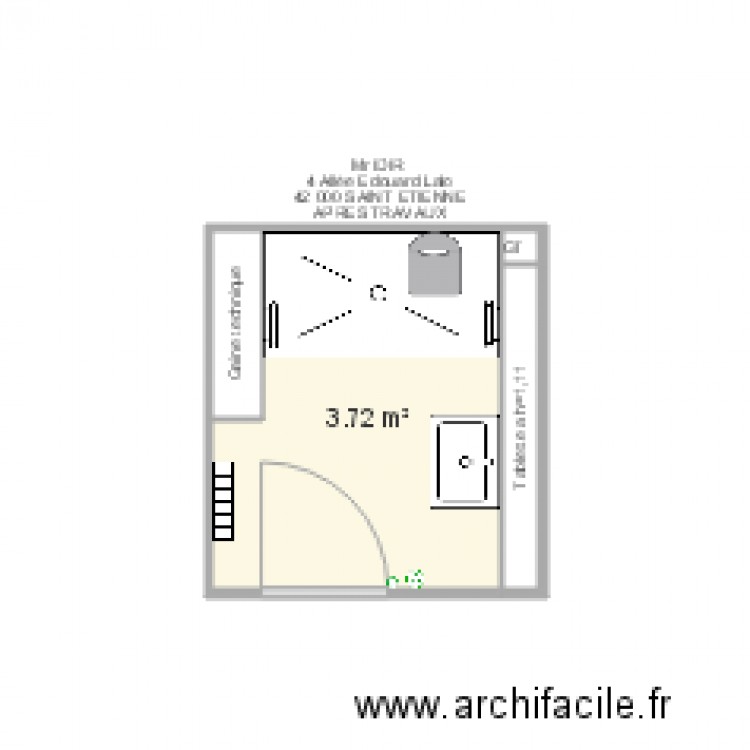 Plan. Plan de 0 pièce et 0 m2