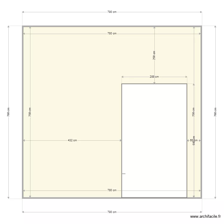 wall 9 opening X 3. Plan de 
