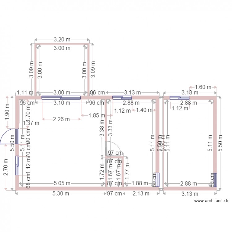 BUNGALOW DIMENSION OUVERTURE. Plan de 0 pièce et 0 m2