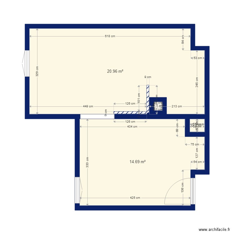 saint faron 1e. Plan de 0 pièce et 0 m2