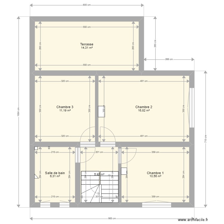 Etage Thomas HASSLER et Maïté. Plan de 0 pièce et 0 m2