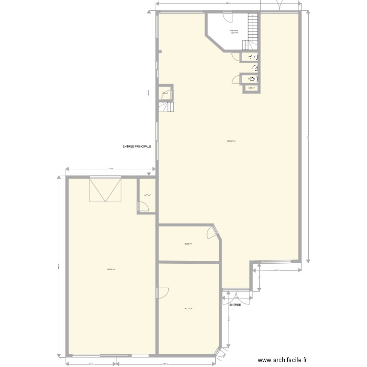 BATIMENT ORIGINE DEFINITIF. Plan de 0 pièce et 0 m2