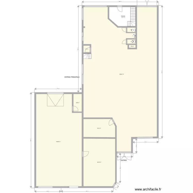 BATIMENT ORIGINE DEFINITIF. Plan de 