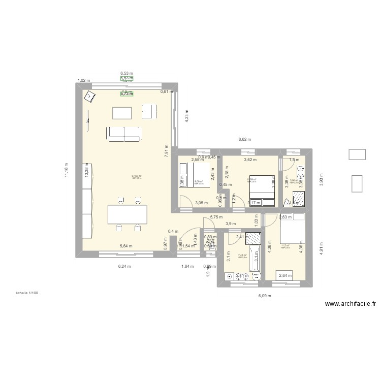 2023 08 07 permis 2 stella 14 . Plan de 0 pièce et 0 m2