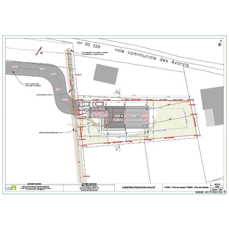 Fourreaux Elec Chalet C. Plan de 0 pièce et 0 m2