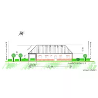 PLAN COUPE FACADE OUEST PC 3