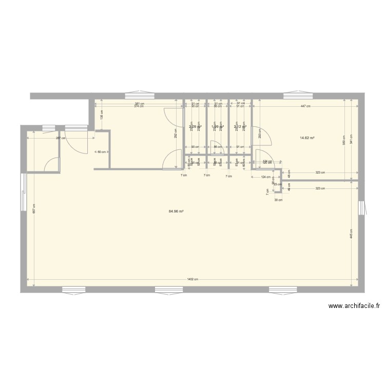 calenzana surélévation. Plan de 0 pièce et 0 m2