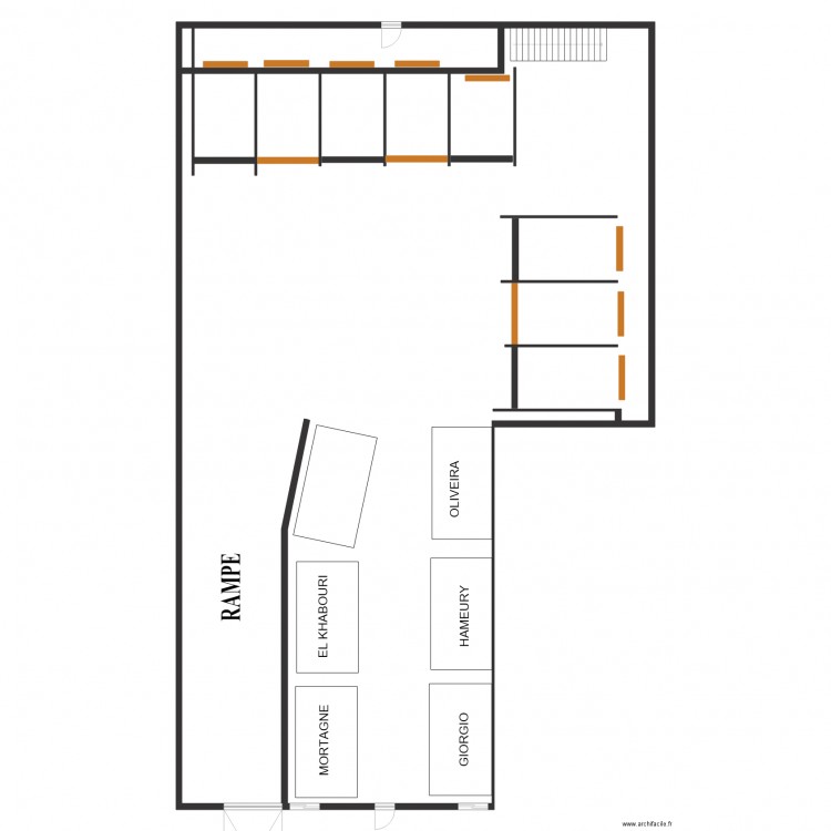 PARKING  HAUT. Plan de 0 pièce et 0 m2