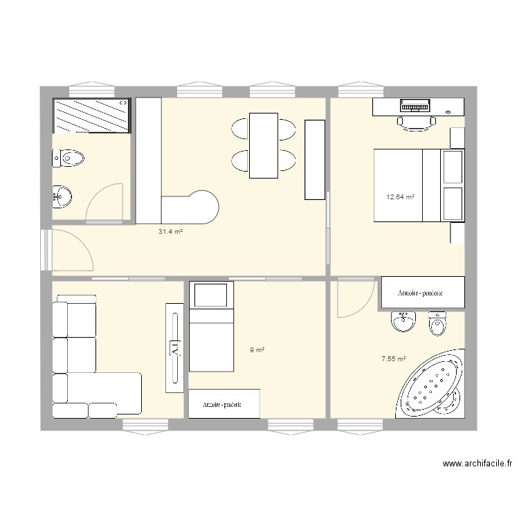 MAISON BILBAO. Plan de 0 pièce et 0 m2