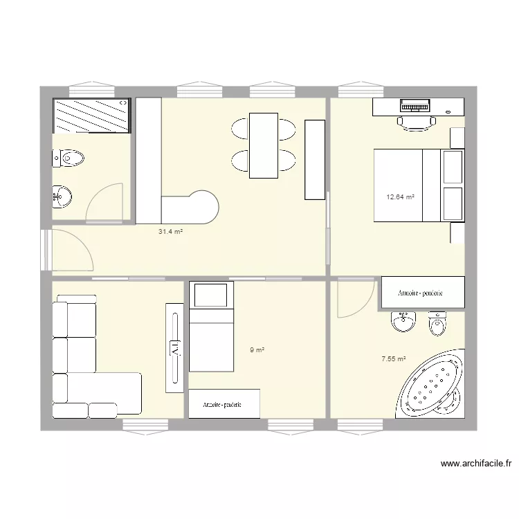 MAISON BILBAO. Plan de 