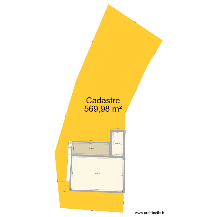 Projet RDF_Cadastre_évol-001. Plan de 0 pièce et 0 m2