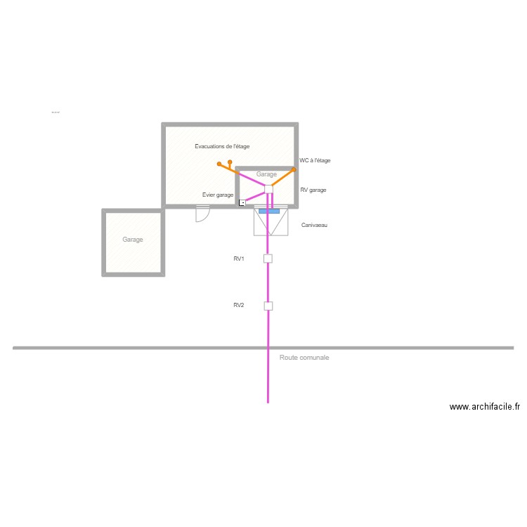 plan 0037-23. Plan de 3 pièces et 72 m2