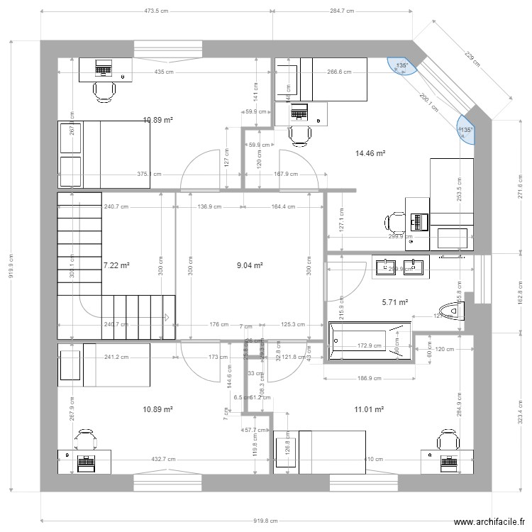 2etage. Plan de 0 pièce et 0 m2