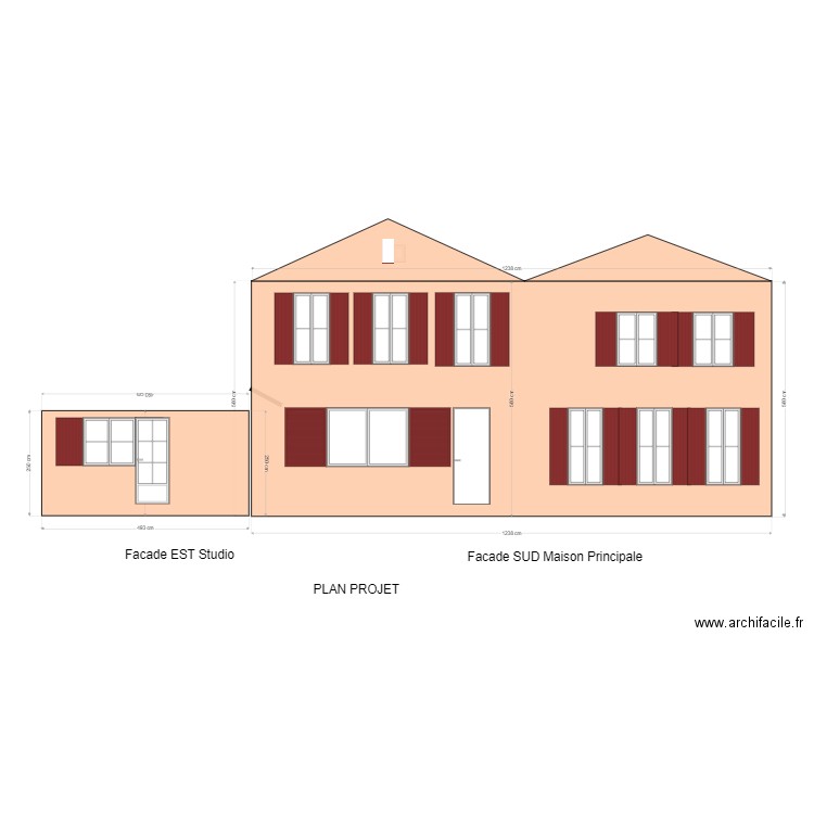 90 TEF Facades PROJET Ok. Plan de 0 pièce et 0 m2