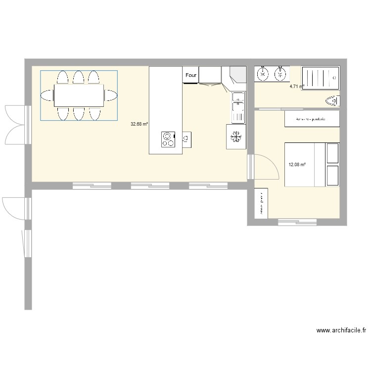 MAISON. Plan de 0 pièce et 0 m2