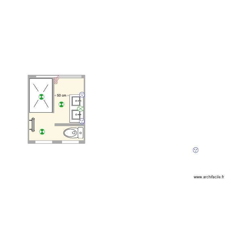 ARNOUL - SDB1.0. Plan de 0 pièce et 0 m2