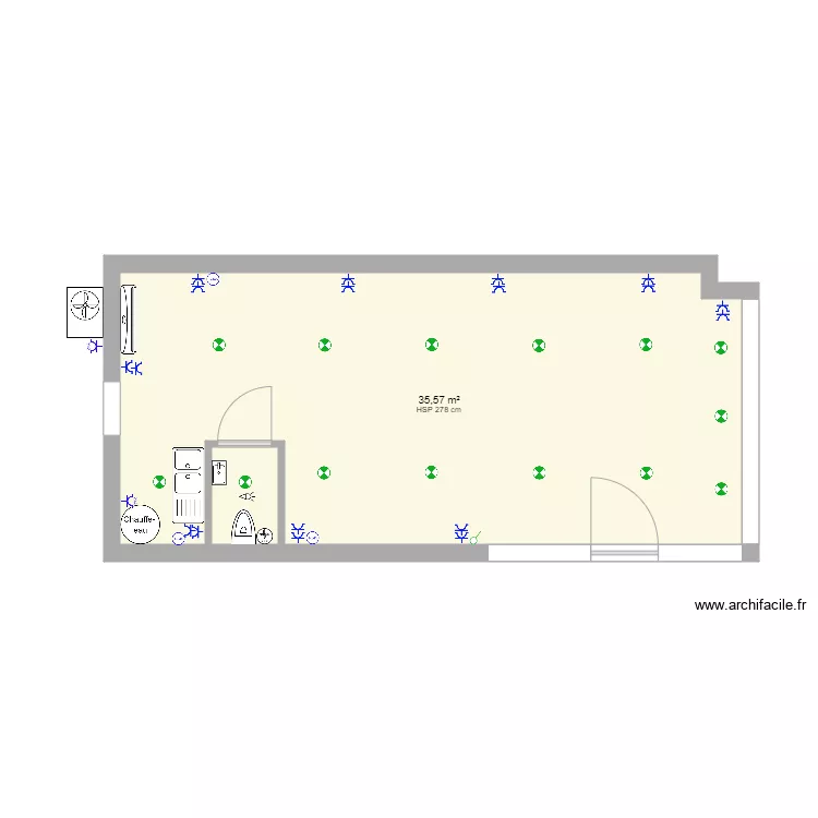 MAGASIN ELECTRICITE. Plan de MAGASIN ELECTRICITE. Plan de
