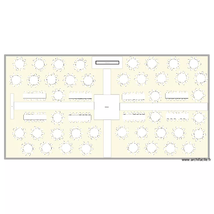 Plan de salle K. Plan de 