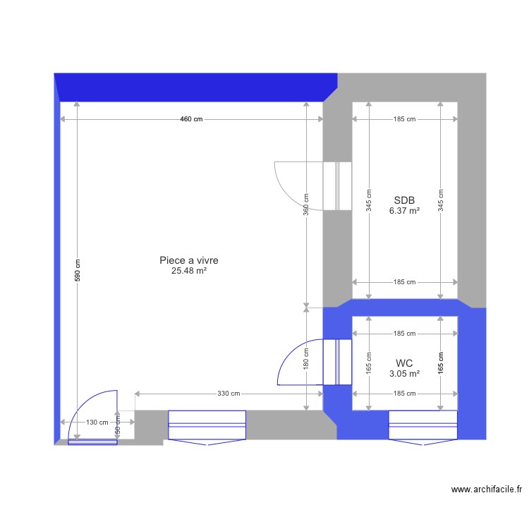 Appartement N3. Plan de 0 pièce et 0 m2