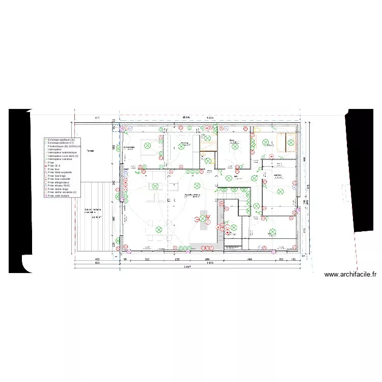 Maison SCHERINE ET AUDRIC. Plan de 