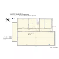 placo rdc maison Thomery mur chbre intact version baignoire