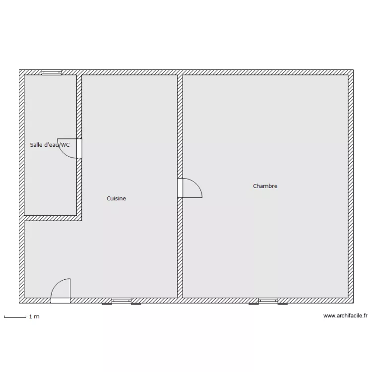 RAEHM D&eacute;pendance. Plan de 
