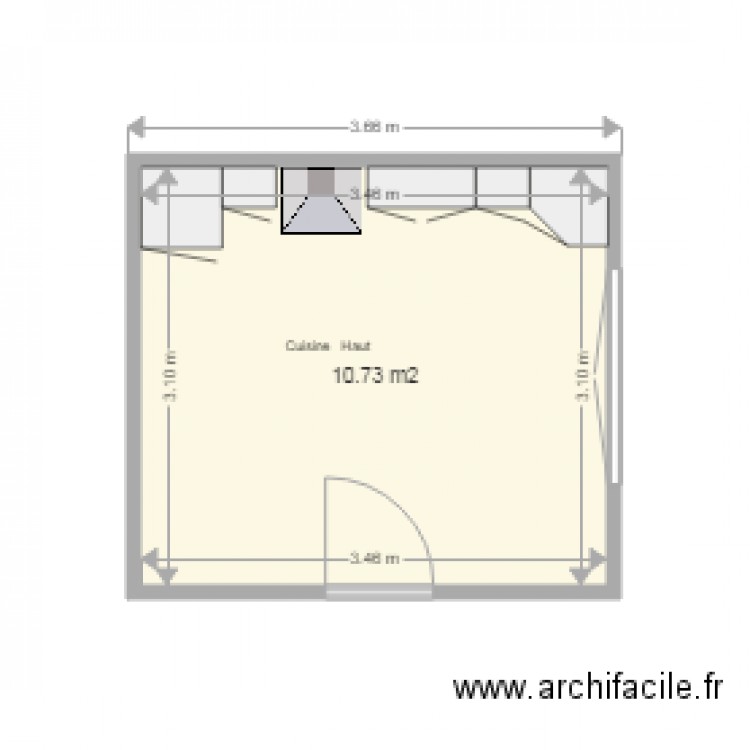 Cuisine Basly  Meuble Haut. Plan de 0 pièce et 0 m2