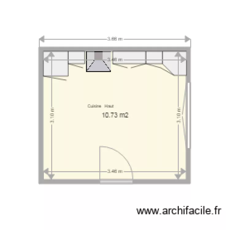 Cuisine Basly  Meuble Haut. Plan de 