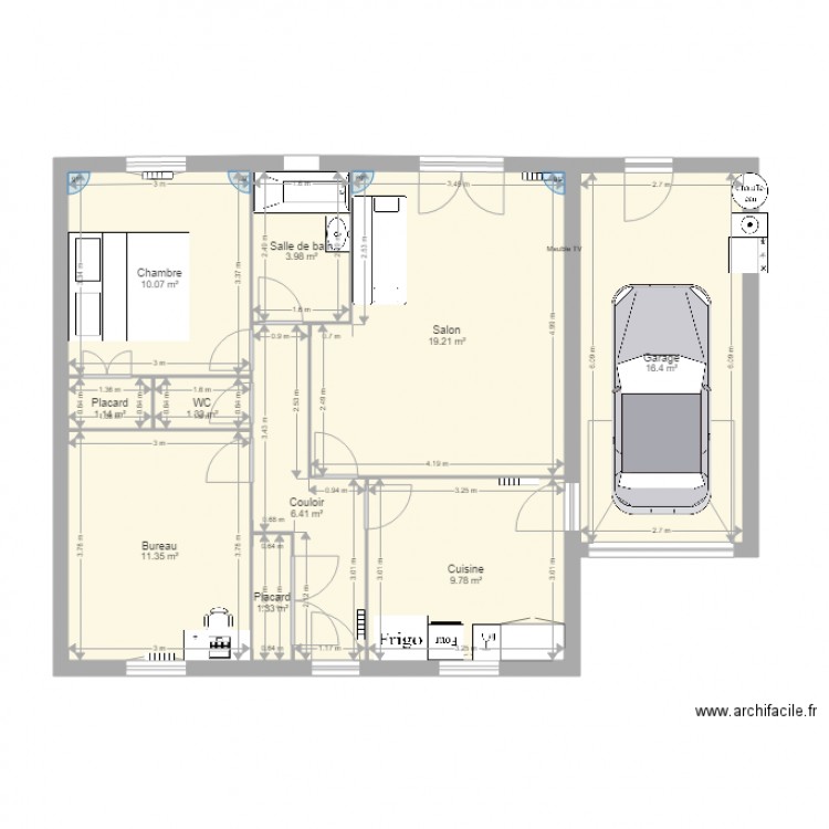 St Christophe des Bois situation actuelle. Plan de 0 pièce et 0 m2