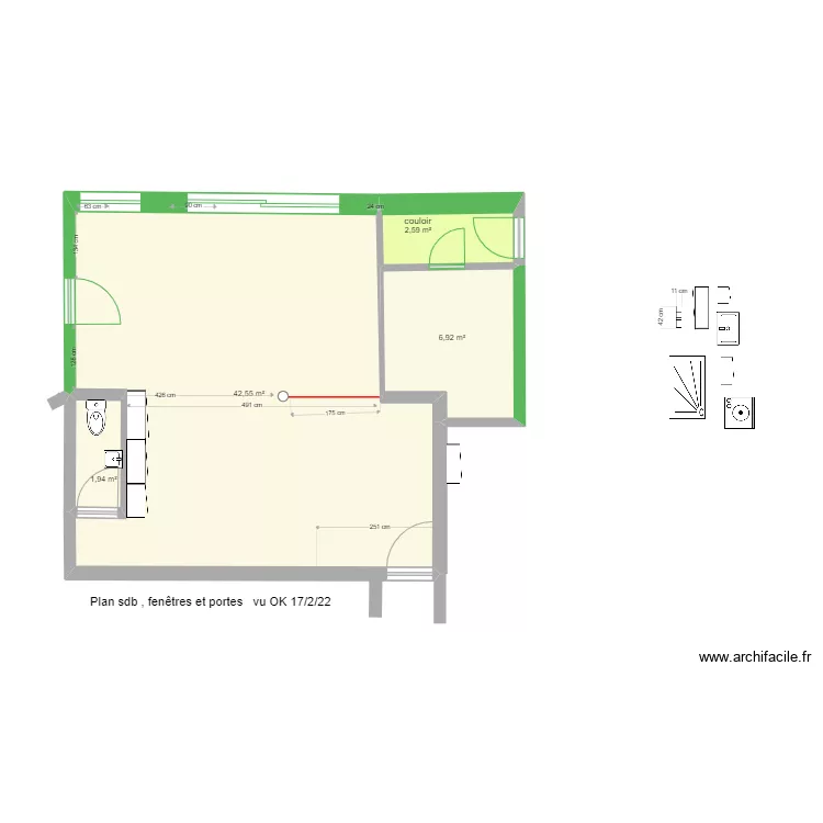 Extension v10 amenagement Fev 2022. Plan de 