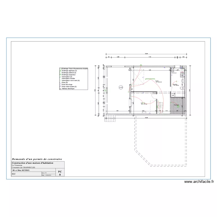 reydel rdc. Plan de reydel rdc. Plan de